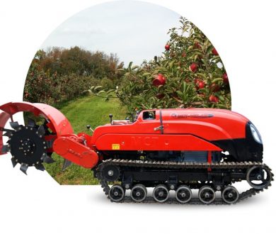 Crawler Orchard Tractor with Ditcher