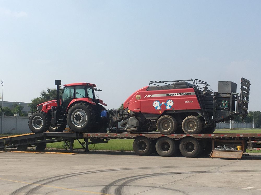 K&F Delivered Massey Ferguson Large Square Baler